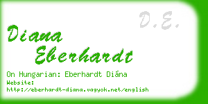 diana eberhardt business card